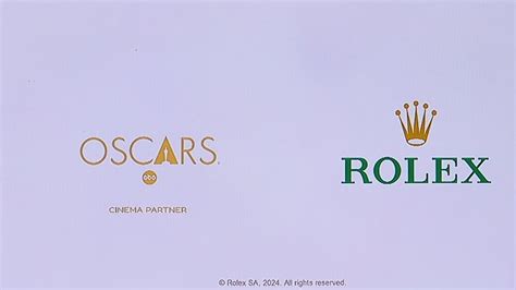 rolex history commercial oscars|rolex oscars ad.